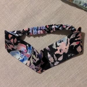 Satin floral headband